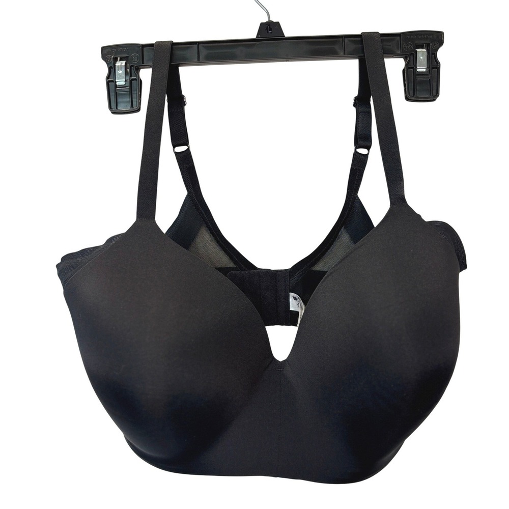 Wacoal Ultimate Side Smoother Wire Free Molded T-Shirt Bra Black 38DD 852281